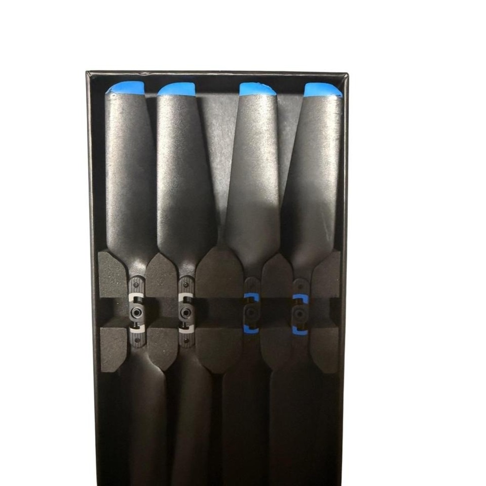 Original Syvid Drone Replacement Propellers Black Blue Accessories used Set